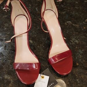 Zara Ankle Strap Open Toe Heels